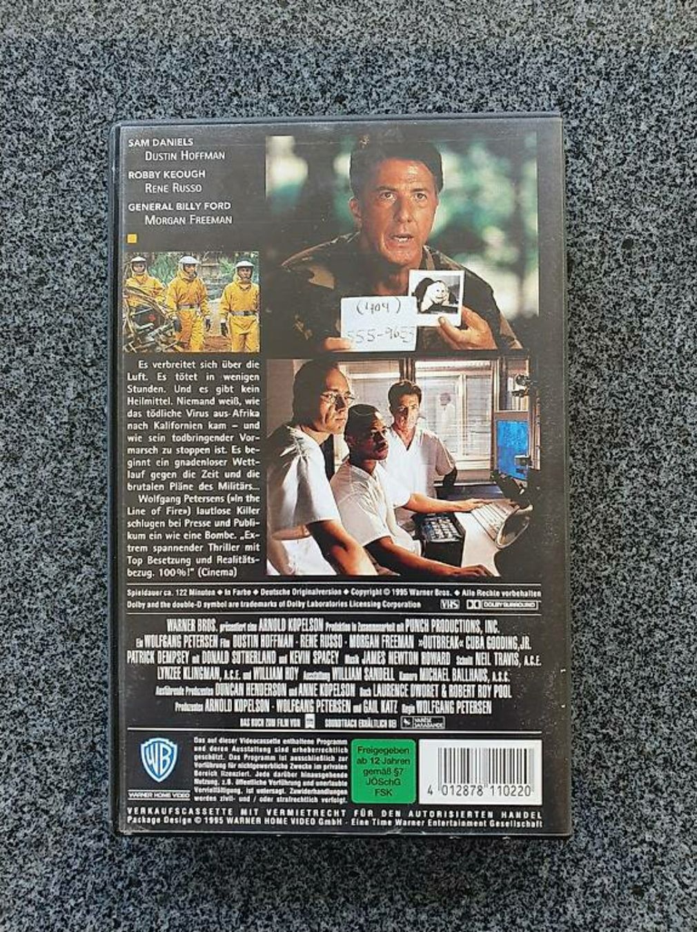 Alle VHS: Outbreak Vhs Film – Gebraucht aus Herznach von kayley09 1