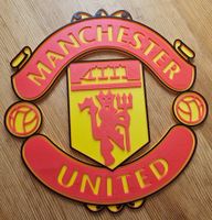 Manchester United Wandlogo aus Kunststoff ManU Fussball