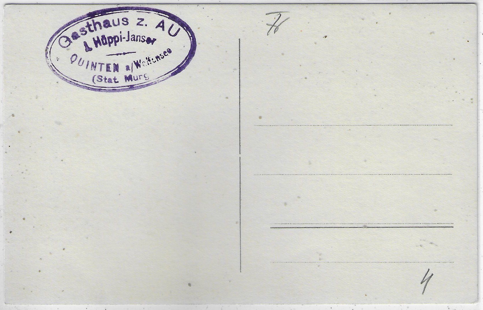 Cartoline postali: Am Wallensee mit Fischerboot – Usato da Ettingen venduto da Kartenplanet 1