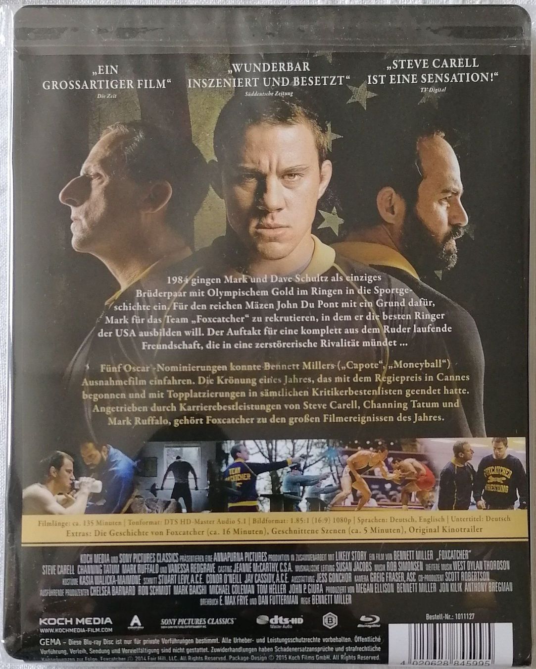Tutti i DVDs: Foxcatcher - Blu-ray - Steelbook – Usato da Oberurnen venduto da mackrokodile 2