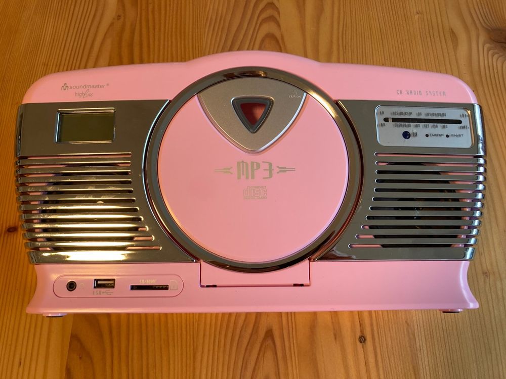 Vintage Retro-Radio / CD-Spieler mit MP3-Unterstützung