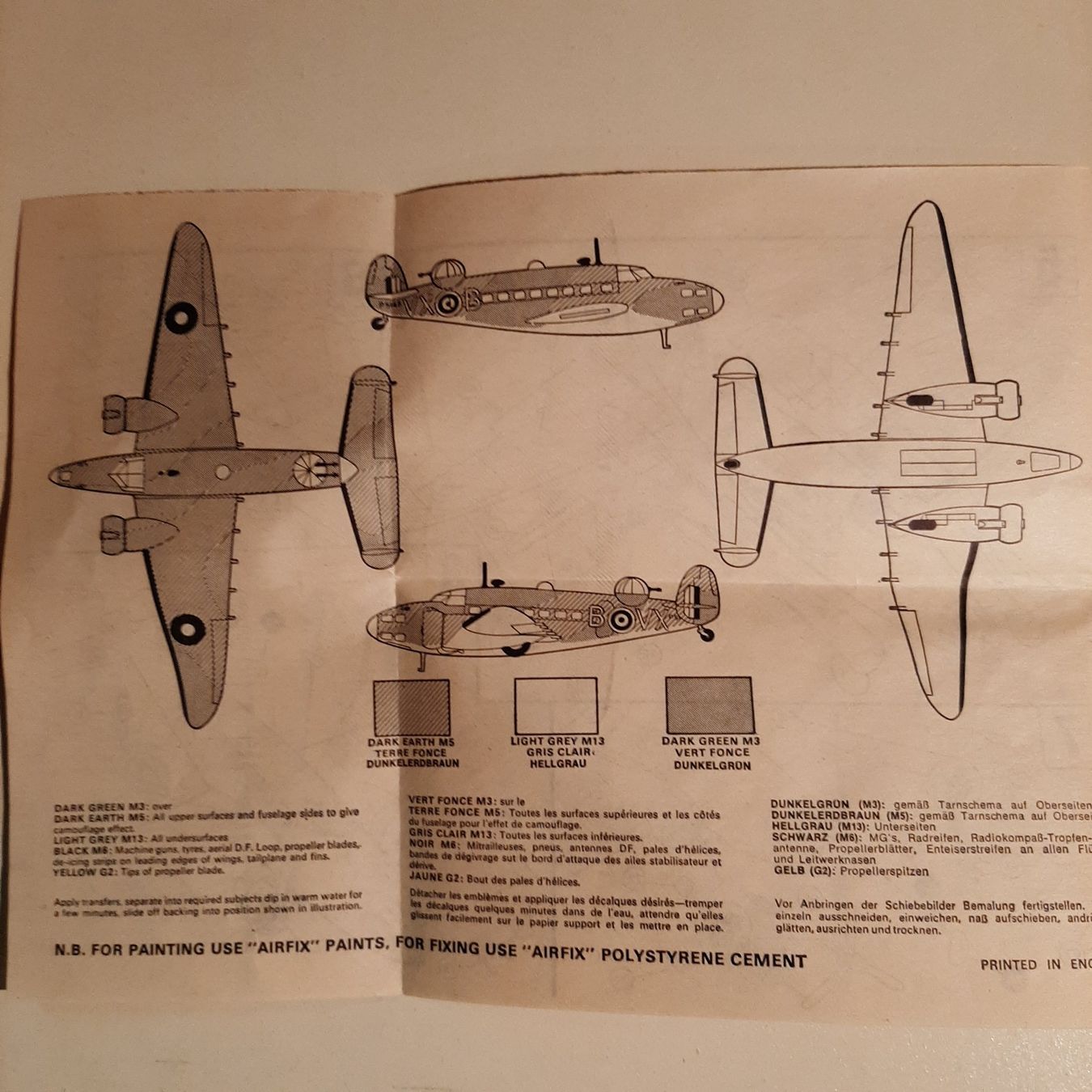 Airfix Kits de montage: 1933 ... Lockheed Hudson I ... Airfix 03006 – D'occasion à Bonstetten par Benibanny59 1