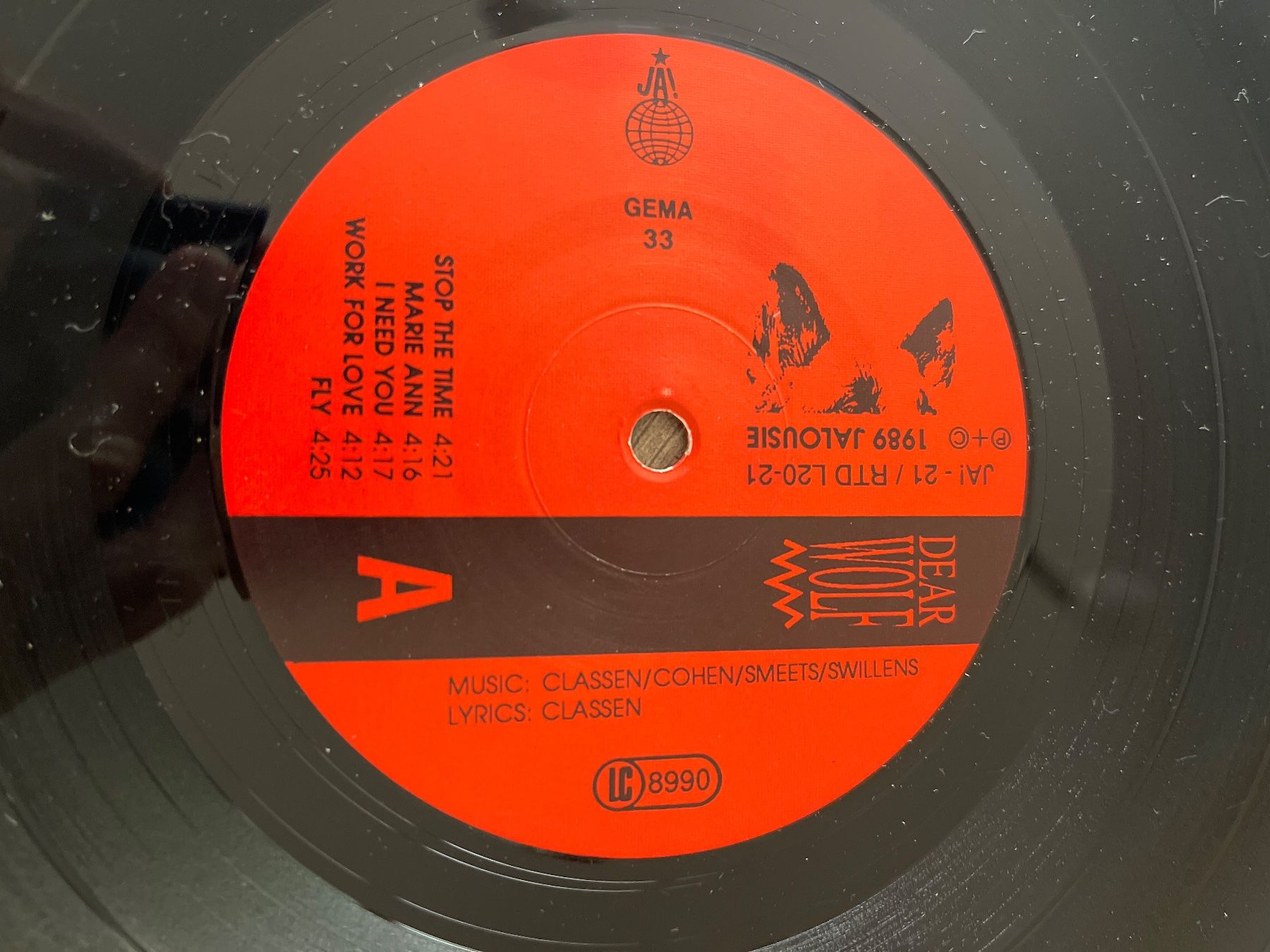 Dischi in vinile: A472/Dear Wolf - Jalousie – Usato da Frutigen venduto da Philippe_jsp 2