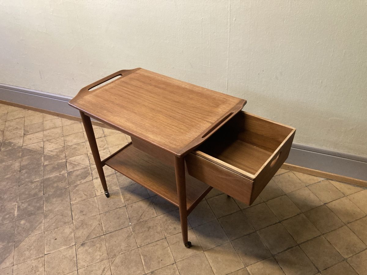 Carrelli di servizio: Trolly Servierwagen Teak Danish Design Mid Century – Usato da liestal venduto da Nshana 2