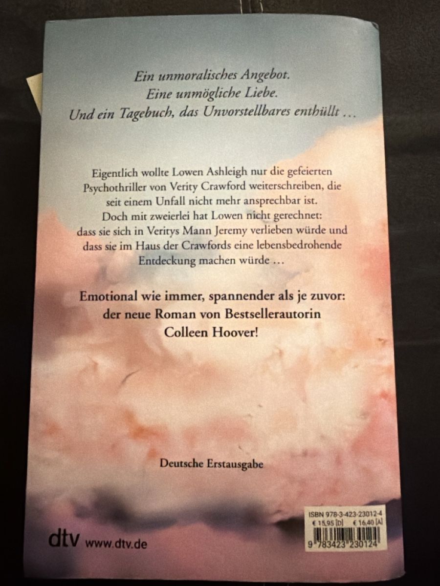 Libri: Verity - Colleen Hoover – Usato da Zürich venduto da yas_ndf6 1