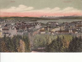 Zürich Engequartier um 1915