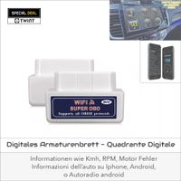OBD 2 Scanner Diagnose mit WIFI Autoradio Kmh Anzeige