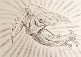 Zeichnung: Peace, nach Daumier
