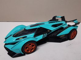Rennbahn Scenerie Lamborghini V12 Vision 1/32 Pullback
