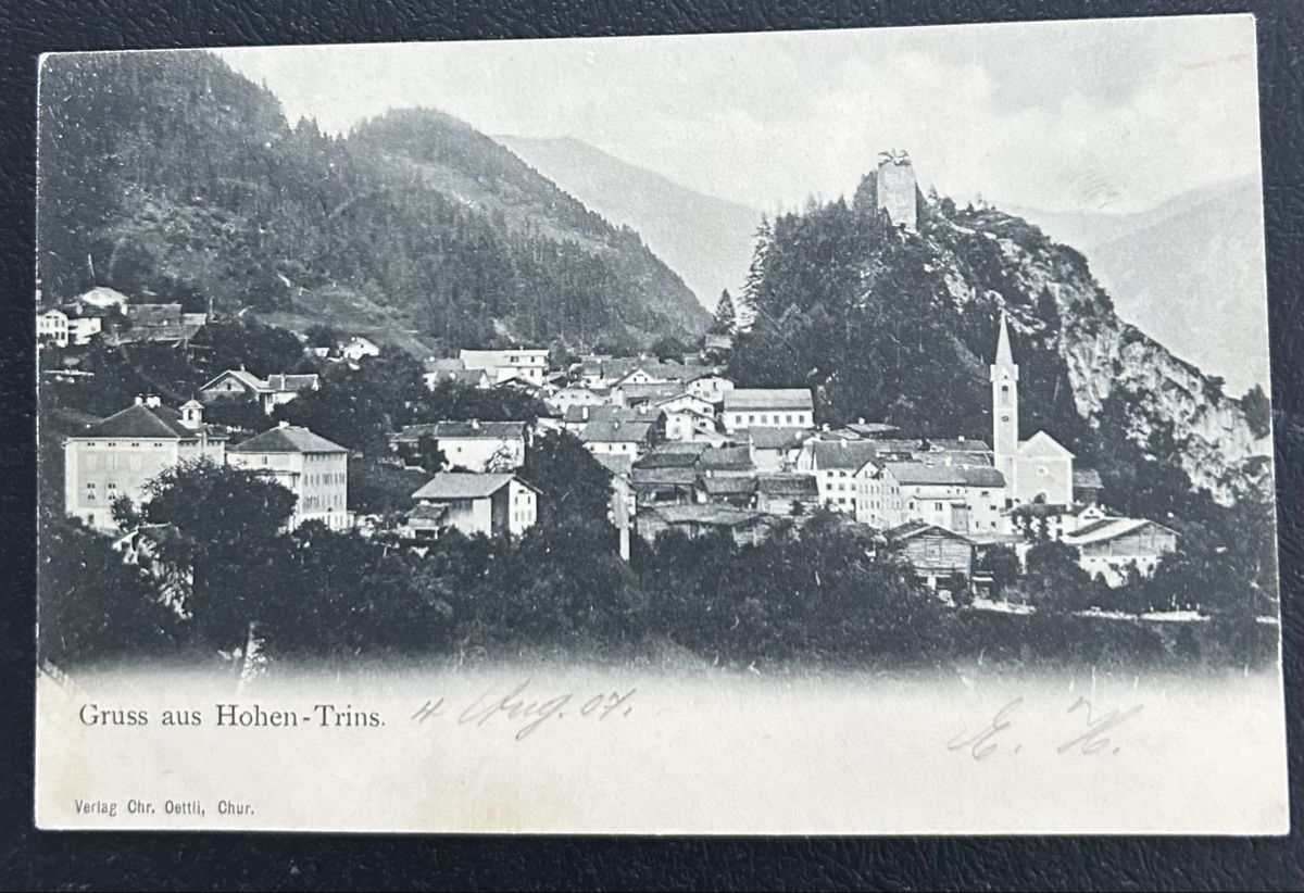 Cartoline postali: Gruss aus Hohen Trins GR – Usato da Horw venduto da Tellbub