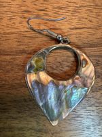 Vintage Paua Abalone Ohrringe