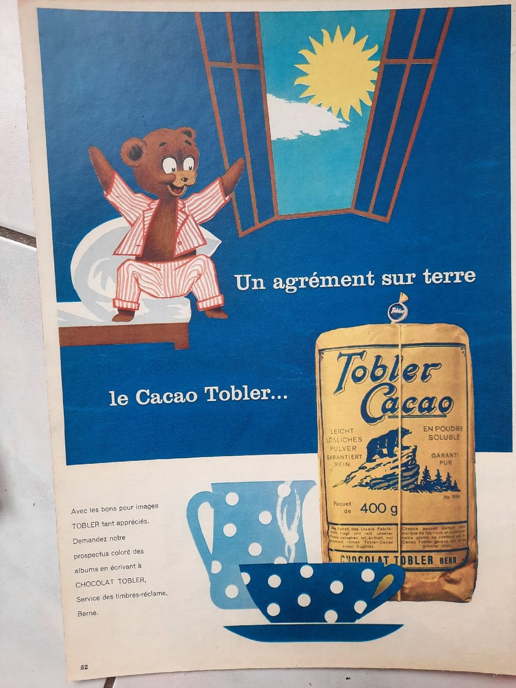 Foto & Immagini: 3 CARTONS PUBLICITAIRES. Vers 1950-60 – Usato da Le Locle venduto da marylise01 1