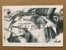JUVENTUS FC - FC BASEL / CL / 11.12.2002 (altes Ticket)