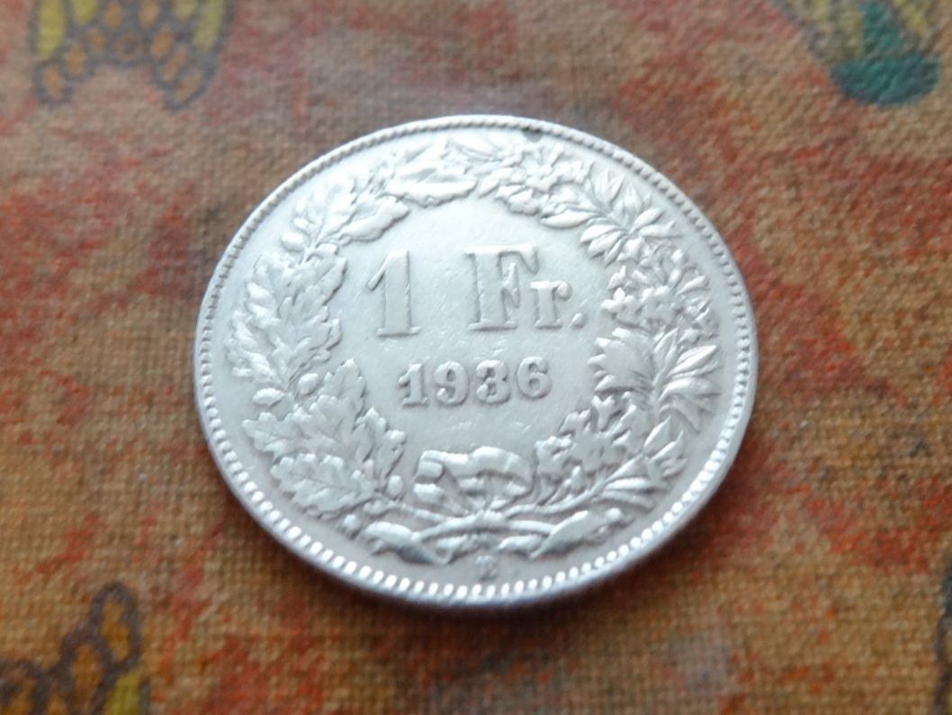 Tutti le monete: 1 Fr. 1936  (Y) – Usato da Romanel-sur-Lausanne venduto da Swift13