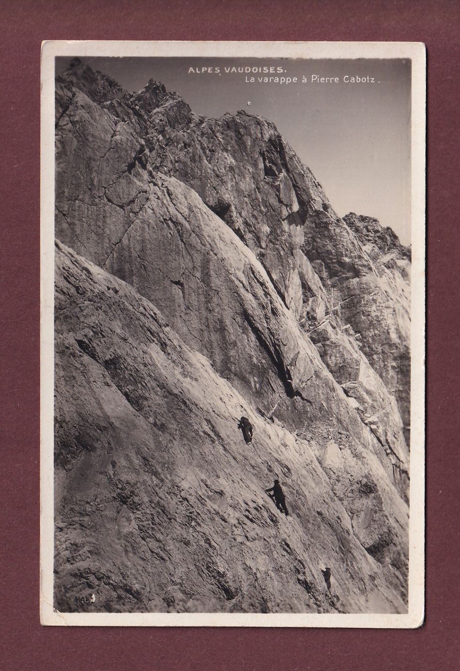 Cartoline postali: Varappe à PIERRE CABOTZ - 1956 // petit pli d'angle // – Usato da Pully venduto da nicecards