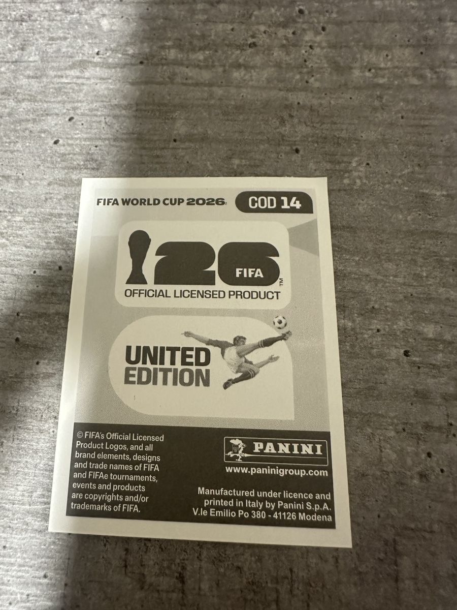 Panini Cartes à collectionner: COD 14 , FIFA WORLD CUP 2026 PANINI  – Neuf (Voir description) à Frauenfeld par 1PegPeg1 1