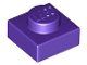 Lego Dark Purple Plate 1 x 1 12 Stück