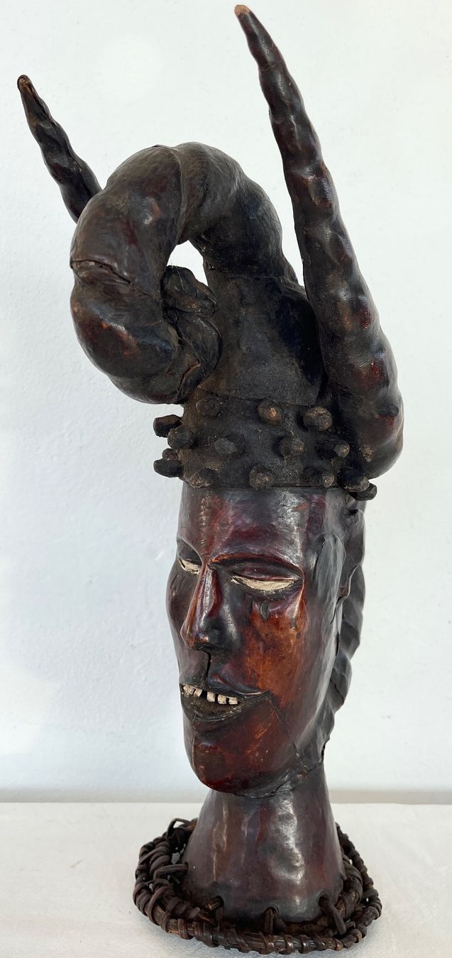Skulpturen & Statuen: seltene antike Kult Skulptur Ekoi Figur Nigeria 38 cm – Gebraucht aus Rüthi (Rheintal) von Kunsthaus777 2