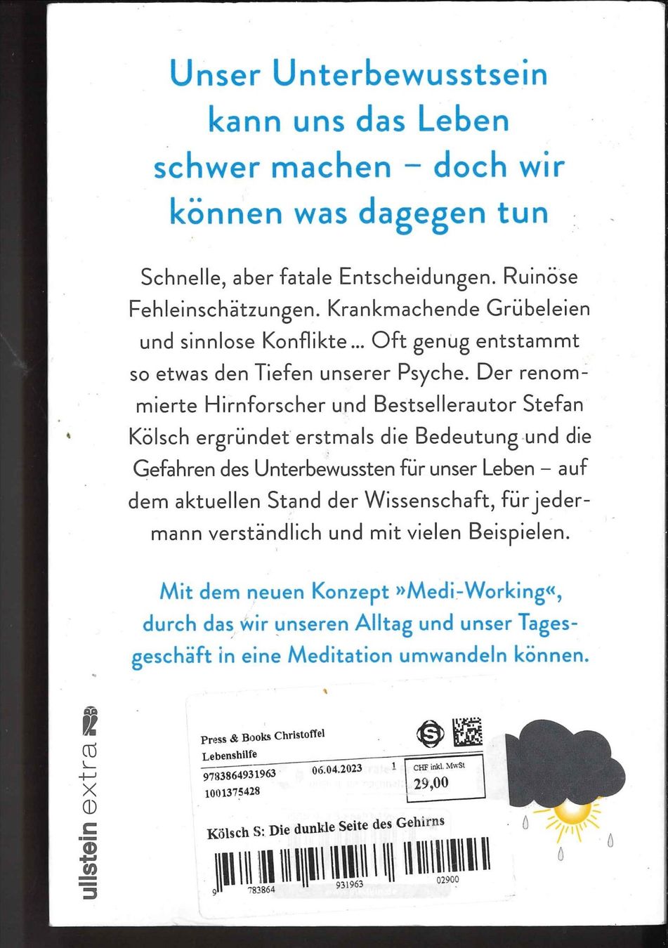 Bücher: Buch - Die dunkle Seite des Gehirns – Gebraucht aus Bern von dps_lyt9 1