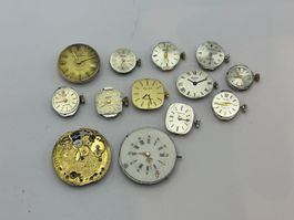 Armbanduhr Werke Konvolut (Eterna, Bulova, Glashütte, etc)