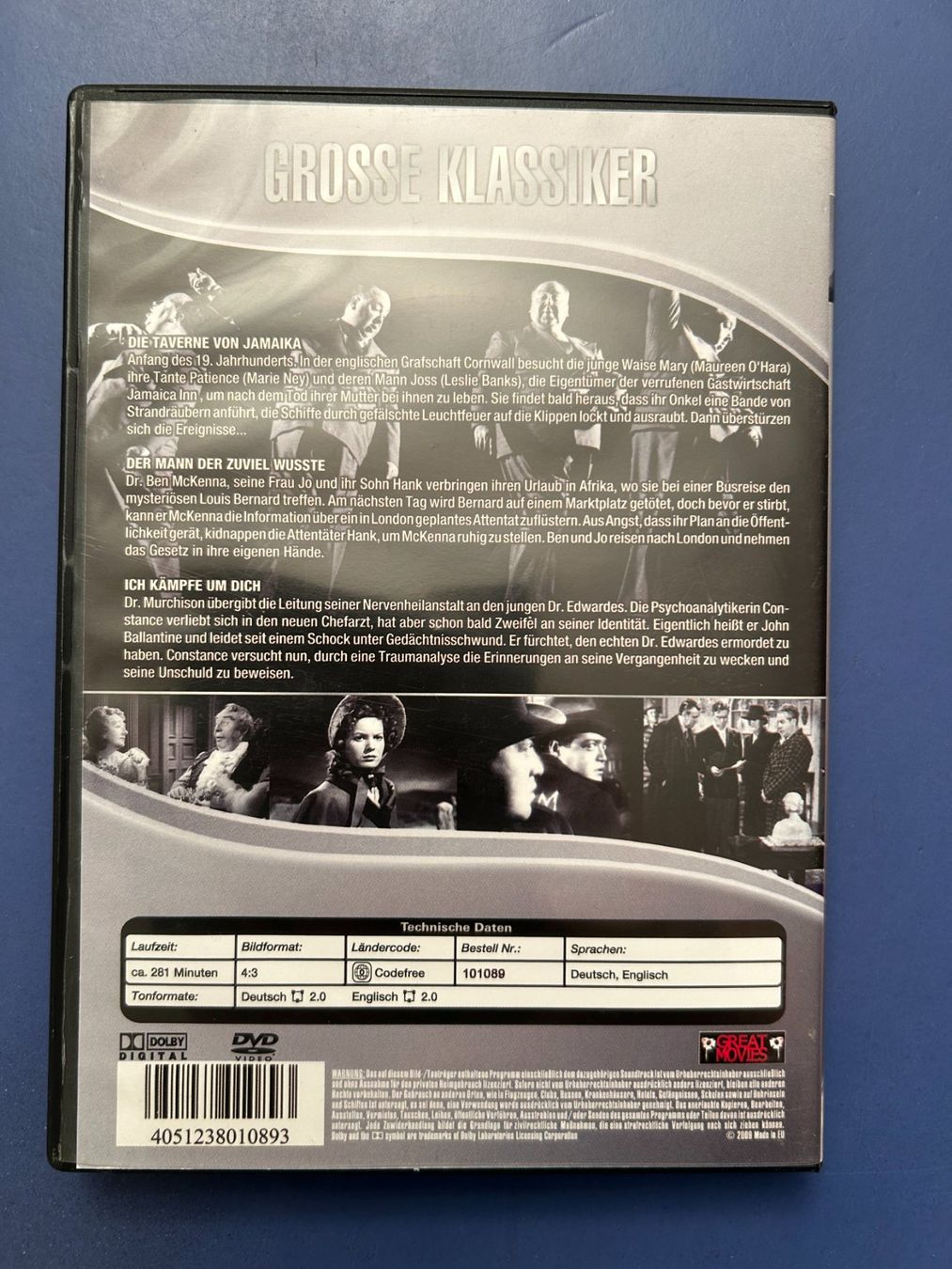 Alle DVDs: Hitchcock Box, 3 grosse Klassiker – Gebraucht aus Bern von sabah62 1