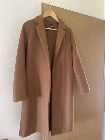 Brauner Zara Wollmantel