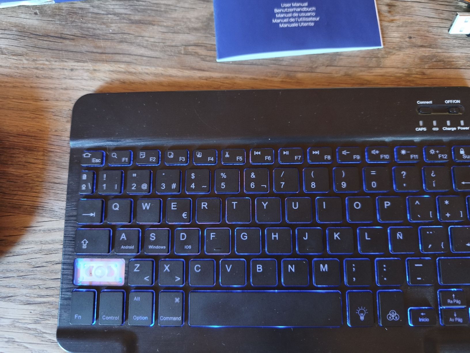 Tastiere: TEC-URS K8586 Wireless Keyboard Mouse Combo neuwertig LED – Nuovo (secondo la descrizione) da Mühleberg venduto da lirgg01 5