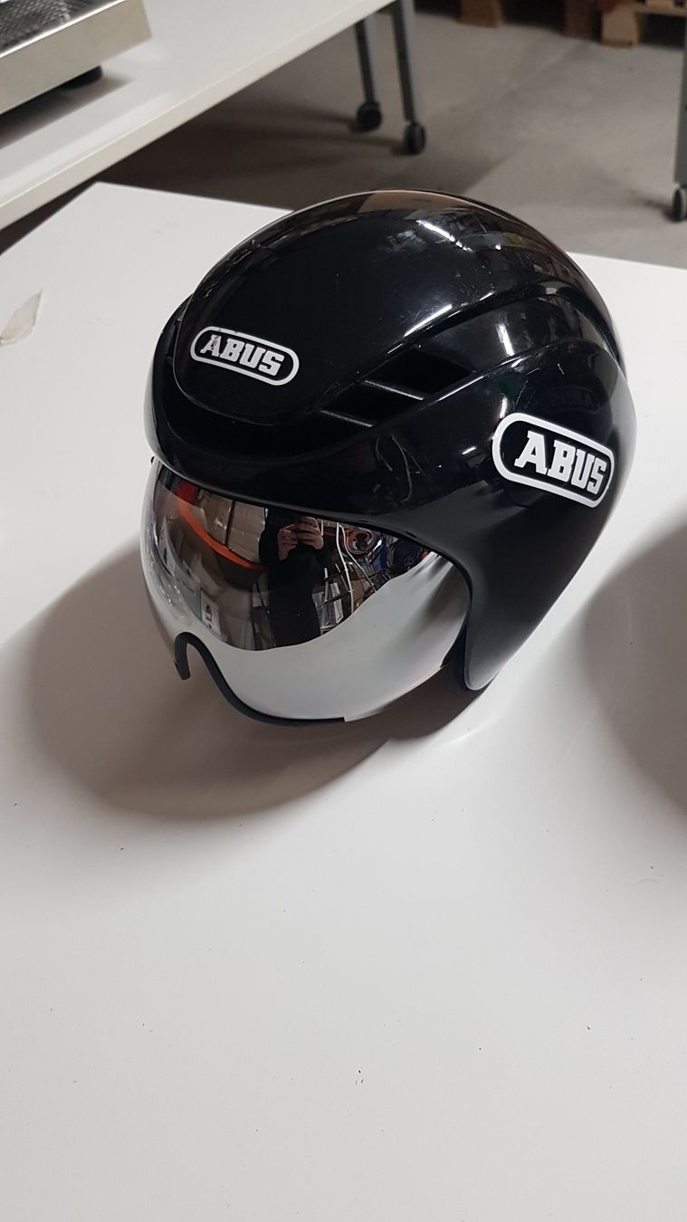 Abus Caschi: Abus ABIT01 ZEITFAHRHELM Gr M 52-58cm – Nuovo (secondo la descrizione) da Eschenbach LU venduto da OnPh21 1