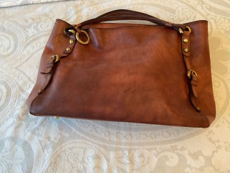 Naturledertasche, von Carlo Cecchini, Roma