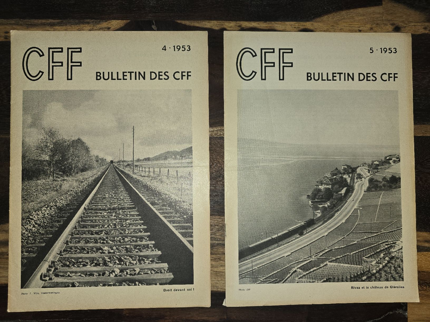 Riviste & Magazine: 14 Bulletins des CFF 1952-1953 – Usato da Farvagny-le-Petit venduto da Aeternitas_FS 7