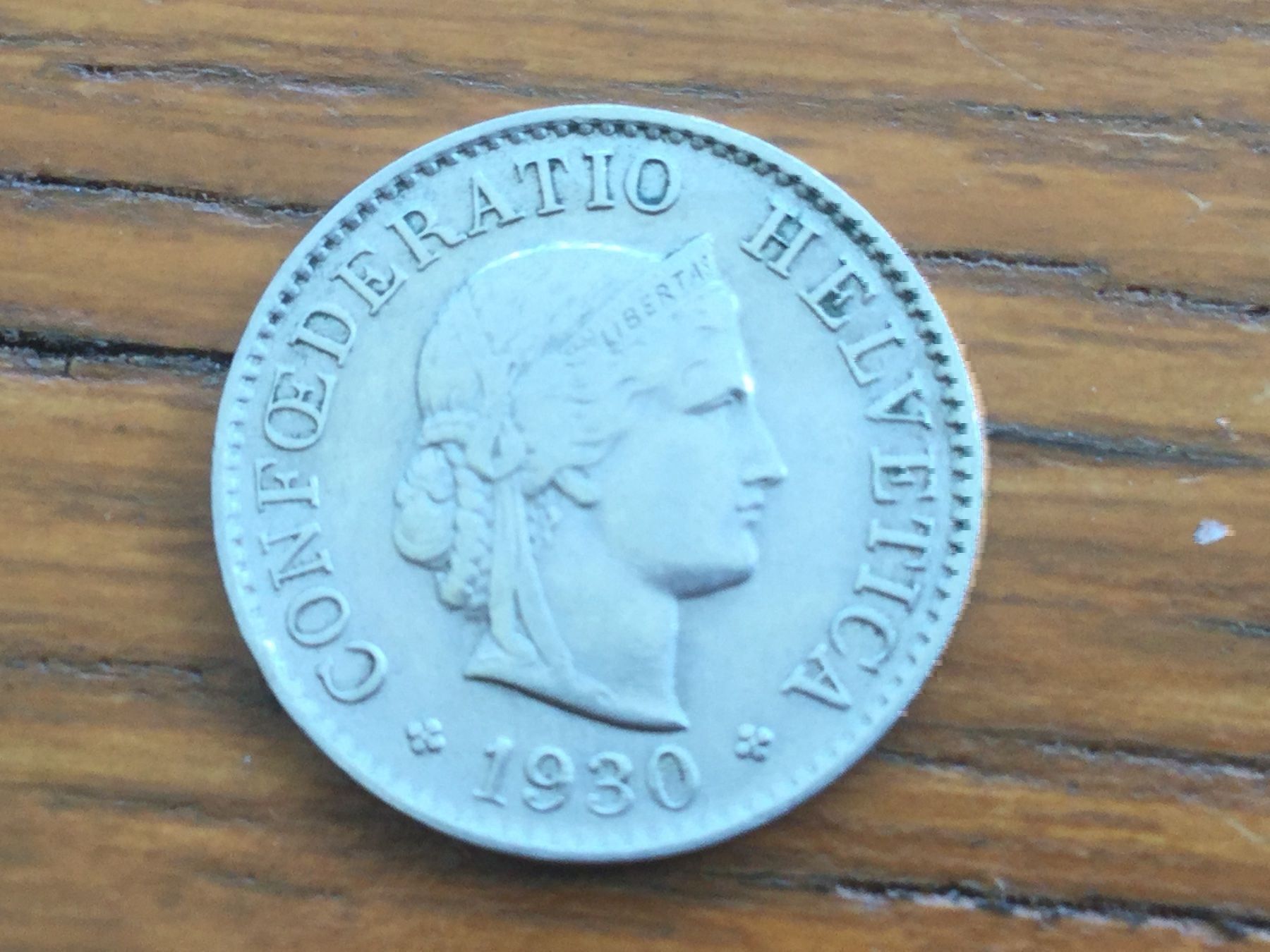 Tutti le monete: 5Rp. 1930 – Usato da Riehen venduto da hansi999