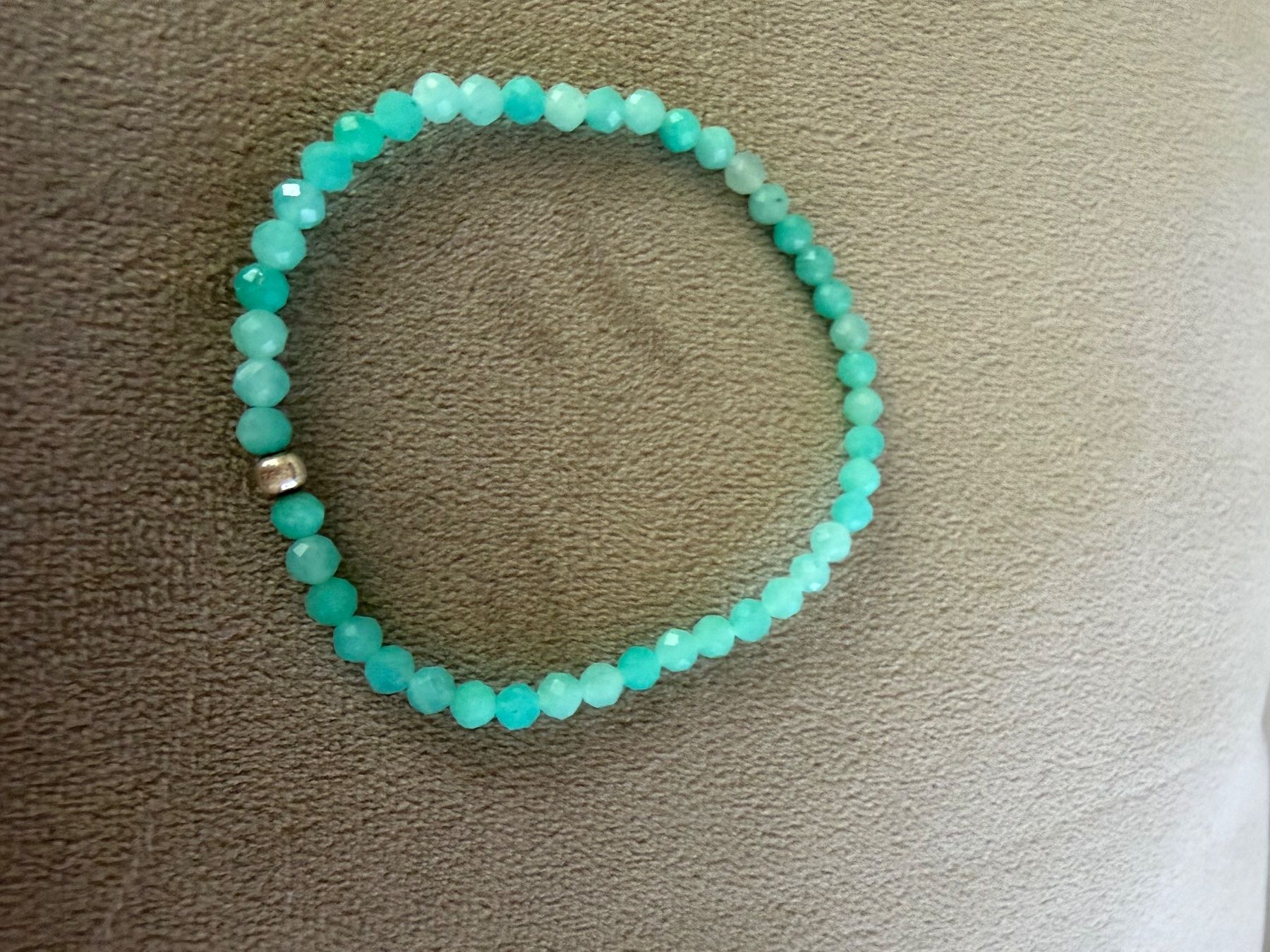 Bracciali & Braccialetti: Natural Amazonite bracelet – Nuovo (secondo la descrizione) da Zürich venduto da ghe_k58z