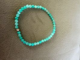 Natural Amazonite bracelet, charity bracelet