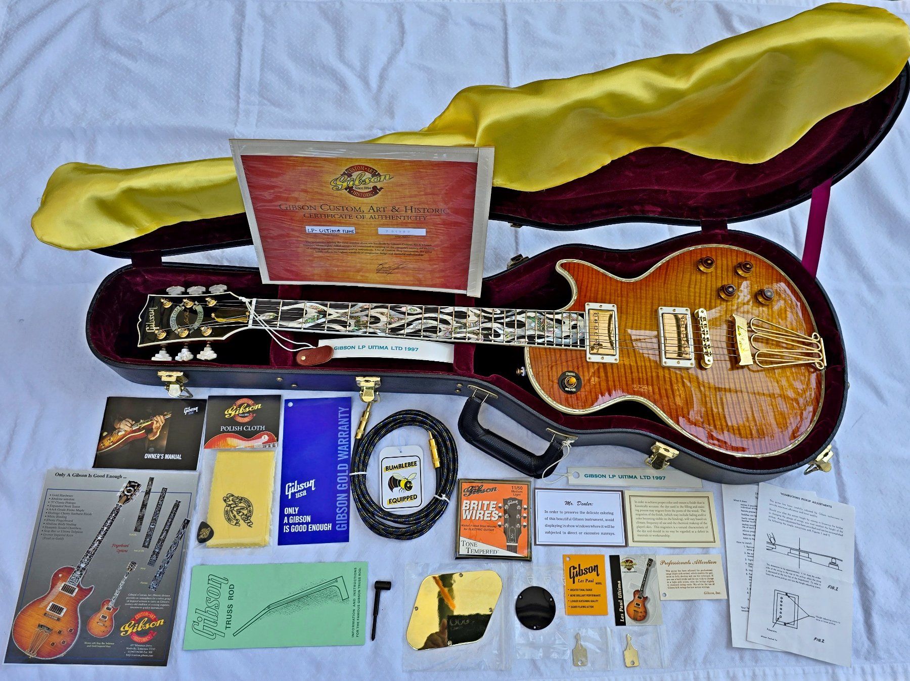 Gibson Strumenti musicali: Gibson LP Ultima Custom Shop 1997 – Usato da Basel venduto da x-hobby