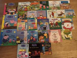 Kinderbücher-Set (27 Stk.) Peppa Pig, Pixi, Leo Lausemaus...