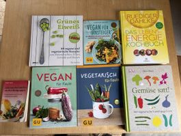 6 Kochbücher vegetarisch vegan guter Zustand
