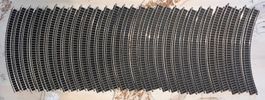 29 rails courbes Fleischmann 9125 (N)