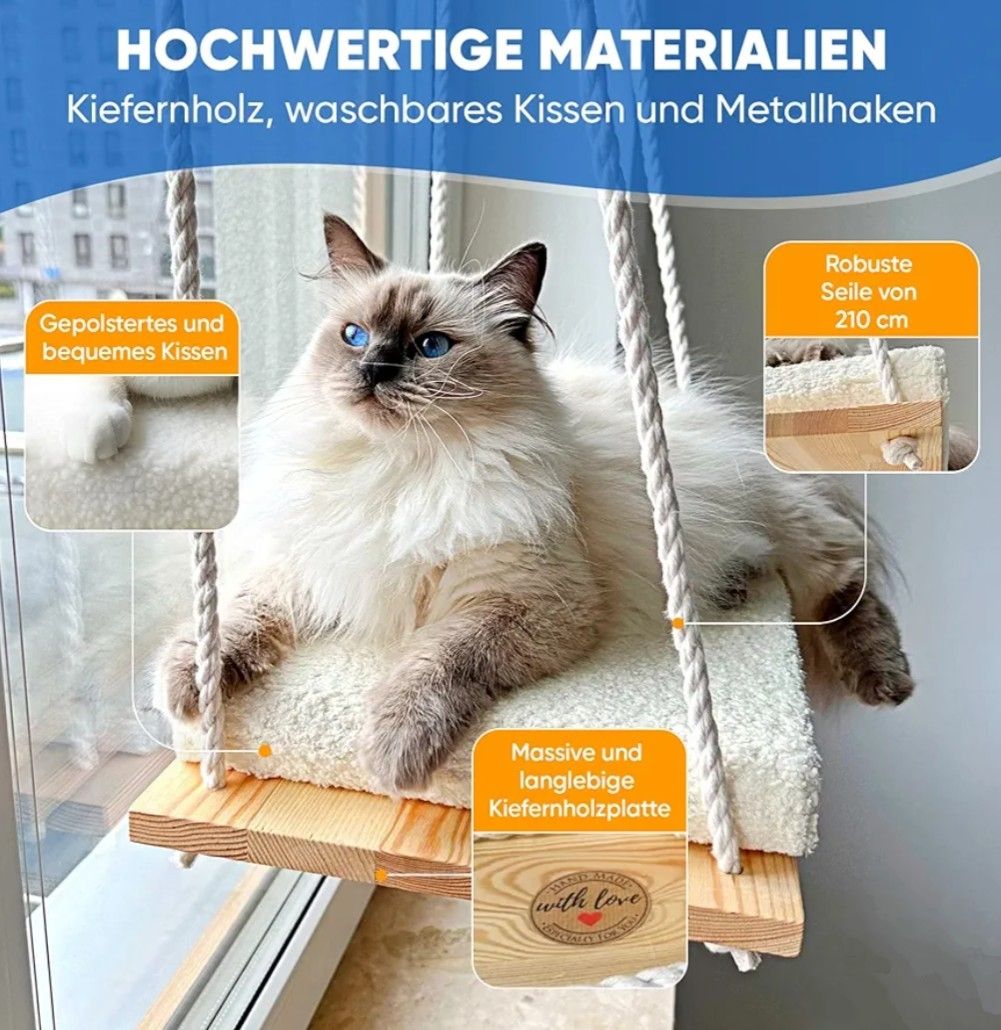 Cucce & Letti: Katzen Fensterliege – Nuovo e nell'imballaggio originale da Winterthur venduto da SwissPrime 4