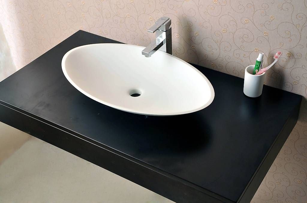 Lavabi & lavandini: Aufsatzwaschbecken ModellINA aus Steinguss – Usato da Dintikon venduto da mom_bjq6