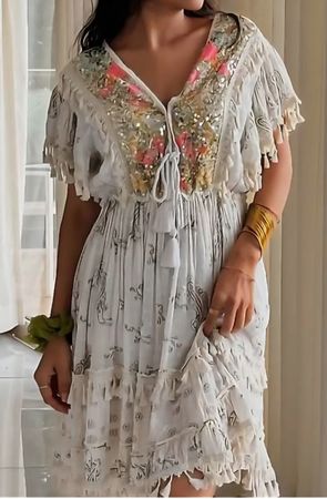 IBIZA Switch Fashion Boho Sommerkleid, Grösse S