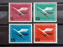 BRD 1955  Mi.Nr. 205 - 208 Deutschen Lufthansa. Postfrisch.