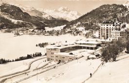 St. Moritz GR - St. Moritz mit Piz della Marna (3163 m)