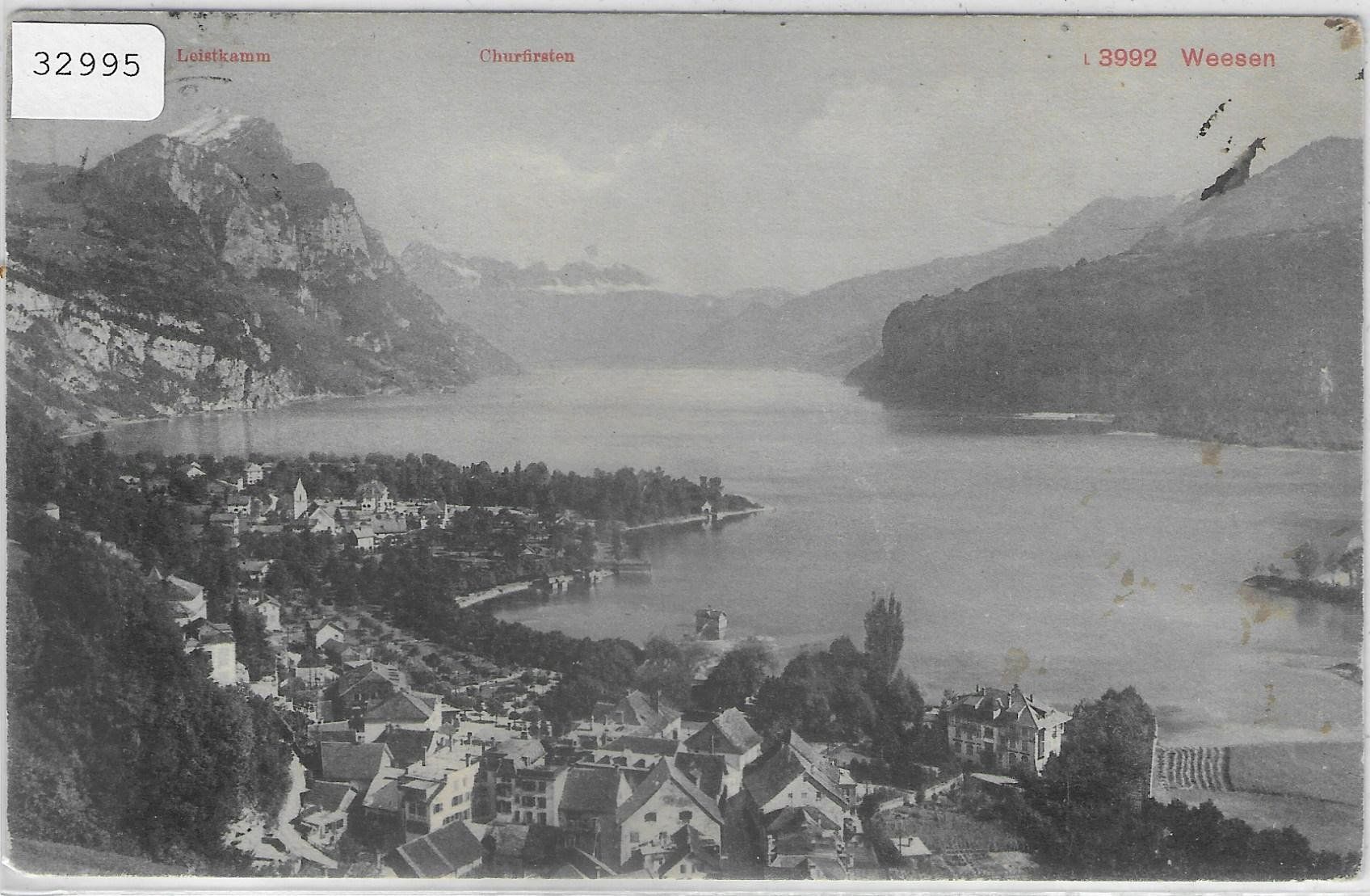 Cartoline postali: Weesen - Generalansicht – Usato da Ettingen venduto da Kartenplanet
