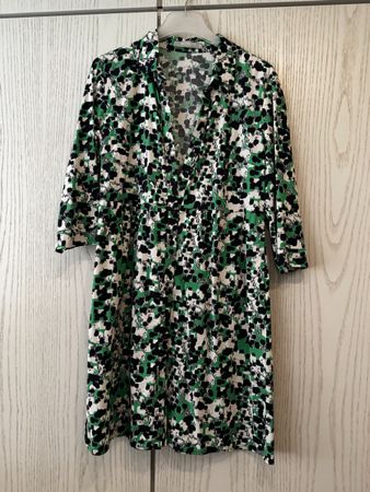 Kleid Betty & Co gemustert grün schwarz Grösse 36
