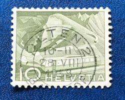 Nr.299 mit Stempel Bergbahn  1949  