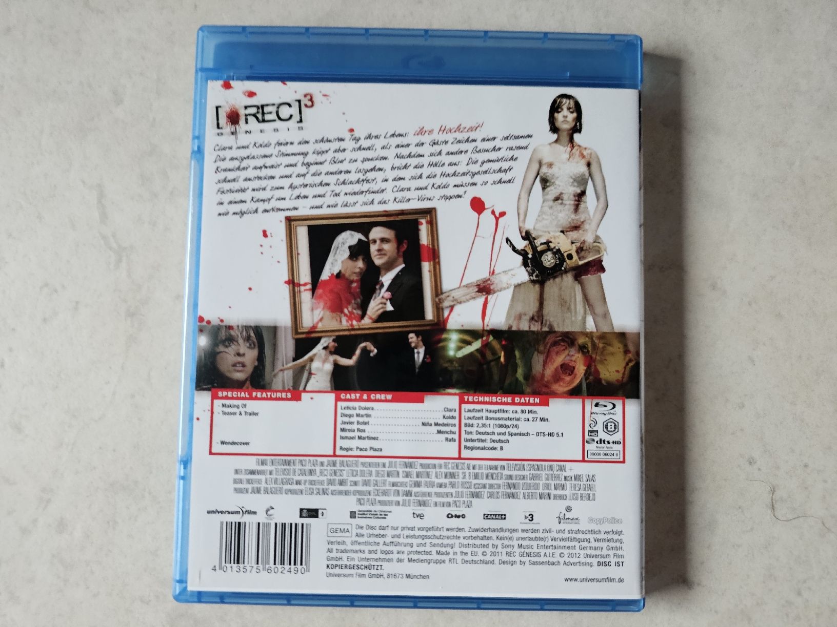 Tutti i DVDs: Rec³  Genesis  /  Bluray – Usato da Schneisingen venduto da backstore24 1