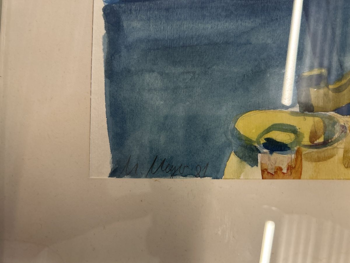 Tableaux: M.Meyer, Aquarell, 1981 – D'occasion à Zürich par BashasBrockenhaus 1