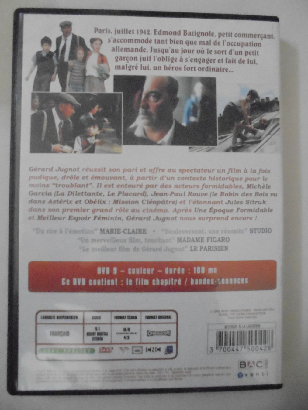 Tutti i DVDs: Monsieur Batignole " Gérard Jugnot. comme neuf – Usato da Crissier venduto da Promopost 1