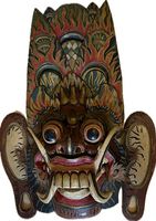 Maske, Indonesien, Mitte 20. Jh.