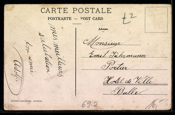 Cartoline postali: Bürgerkrieg in der Schweiz, Schweizer H – Usato da Berlin venduto da bartko-reher 1